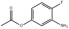 3-Amino-4-fluorophenyl acetate 구조식 이미지