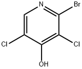 2-Bromo-3,5-dichloro-4-hydroxypyridine 구조식 이미지