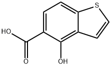 4-hydroxy-benzo[b]thiophene-5-carboxylic acid 구조식 이미지