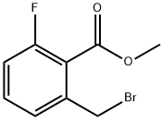 2-Bromomethyl-6-fluoro-benzoic acid methyl ester Structure