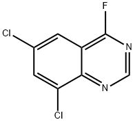 6,8-Dichloro-4-fluoroquinazoline Structure