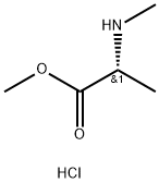 (R)-Methyl 2-(methylamino)propanoate hydrochloride Structure