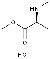 (S)-Methyl 2-(methylamino)propanoate hydrochloride 구조식 이미지