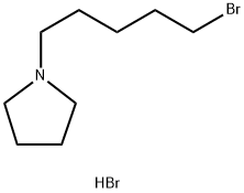 1-(5-Bromopentyl)pyrrolidine Hydrobromide 구조식 이미지