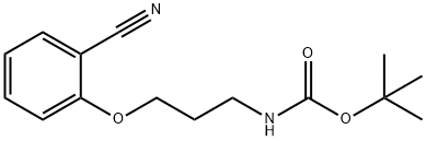 2-[3-(Boc-amino)propoxy]benzonitrile 구조식 이미지