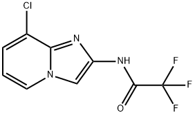 N-(8-Chloroimidazo[1,2-a]pyridin-2-yl)-2,2,2-trifluoroacetamide Structure