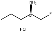 (R)-1-Fluoro-2-pentanamine Hydrochloride Structure