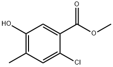 Methyl 2-chloro-5-hydroxy-4-methylbenzoate Structure