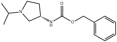 benzyl N-[(3S)-1-(propan-2-yl)pyrrolidin-3-yl]carbamate Structure