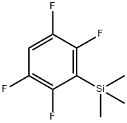 trimethyl(2,3,5,6-tetrafluorophenyl)silane Structure