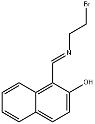 (E)-1-(((2-bromoethyl)imino)methyl)naphthalen-2-ol 구조식 이미지