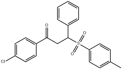 1-(4-Chloro-phenyl)-3-phenyl-3-(toluene-4-sulfonyl)-propan-1-one Structure