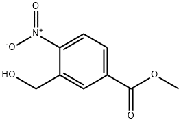 메틸3-(히드록시메틸)-4-니트로벤조에이트 구조식 이미지