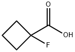 1-Fluorocyclobutanecarboxylic Acid Structure
