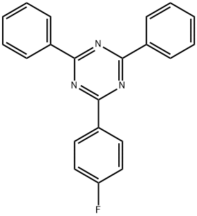 2-(4-fluorophenyl)-4,6-diphenyl-1,3,5-triazine Structure