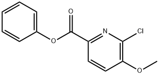 Phenyl 6-chloro-5-methoxypicolinate Structure