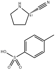 (2S)-Pyrrolidine-2-carbonitrile p-toluene sulfonate 구조식 이미지