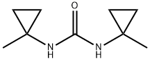 1,3-bis(1-methylcyclopropyl)urea 구조식 이미지