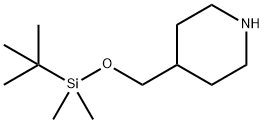 4-((tert-butyldimethylsilyloxy)methyl)piperidine 구조식 이미지