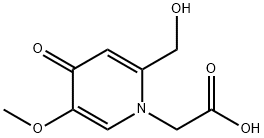 (2-Hydroxymethyl-5-methoxy-4-oxo-4H-pyridin-1-yl)-acetic acid Structure