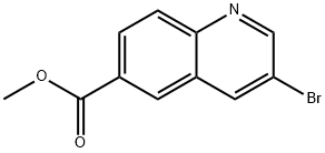 methyl 3-bromoquinoline-6-carboxylate Structure