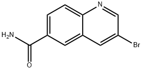 3-bromoquinoline-6-carboxamide 구조식 이미지