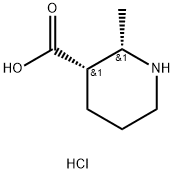 2S,3S-2-Methyl-piperidine-3-carboxylic acid hydrochloride 구조식 이미지