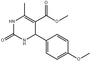 methyl 4-(4-methoxyphenyl)-6-methyl-2-oxo-1,2,3,4-tetrahydropyrimidine-5-carboxylate 구조식 이미지