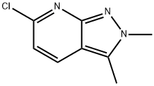 6-chloro-2,3-dimethyl-2H-pyrazolo[3,4-b]pyridine Structure