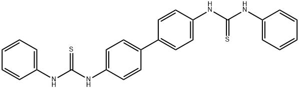 1,1'-biphenyl-4,4'-diylbis[3-phenyl(thiourea)] Structure