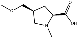 (2S,4S)-4-(methoxymethyl)-1-methylpyrrolidine
-2-carboxylic acid 구조식 이미지