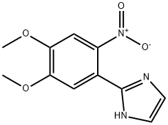 2-(4,5-Dimethoxy-2-nitrophenyl)imidazole 구조식 이미지