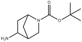 5-Amino-2-aza-bicyclo[2.2.1]heptane-2-carboxylic acid tert-butyl ester Structure