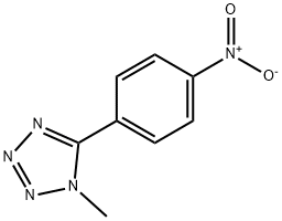 1-메틸-5-(4-니트로페닐)-1H-테트라졸 구조식 이미지