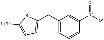 5-(3-nitrobenzyl)thiazol-2-amine Structure