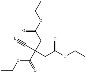 triethyl 2-cyanopropane-1,2,3-tricarboxylate Structure
