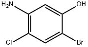 5-Amino-2-bromo-4-chloro-phenol Structure