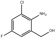 (2-Amino-3-chloro-5-fluorophenyl)methanol Structure