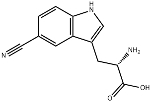 5-Cyano-DL-tryptophan 구조식 이미지