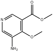 5-Amino-4-methoxy-nicotinic acid methyl ester Structure