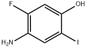 4-Amino-5-fluoro-2-iodophenol Structure