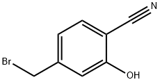 4-(bromomethyl)-2-hydroxybenzonitrile 구조식 이미지
