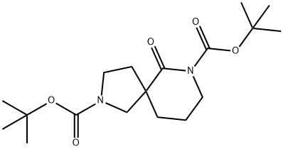 2,8-di-Boc-2,8-DIAZA-SPIRO[5.4]DECAN-1-ONE 구조식 이미지