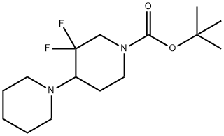 tert-butyl 3',3'-difluoro-1,4'-bipiperidine-1'-carboxylate 구조식 이미지