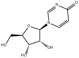 1-beta-D-Ribofuranosyl-4(1H)-pyrimidinone Structure