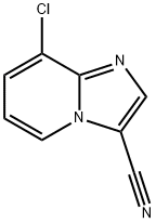 8-Chloro-imidazo[1,2-a]pyridine-3-carbonitrile 구조식 이미지