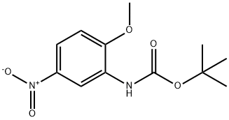 tert-butyl 2-methoxy-5-nitrophenylcarbamate Structure