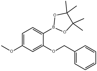 2-(Benzyloxy)-4-methoxyphenylboronic acid pinacol ester 구조식 이미지