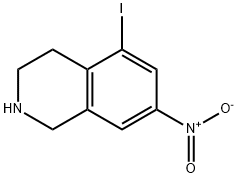 5-Iodo-7-nitro-1,2,3,4-tetrahydro-isoquinoline Structure