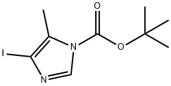 1-Boc-4-iodo-5-methylimidazole Structure